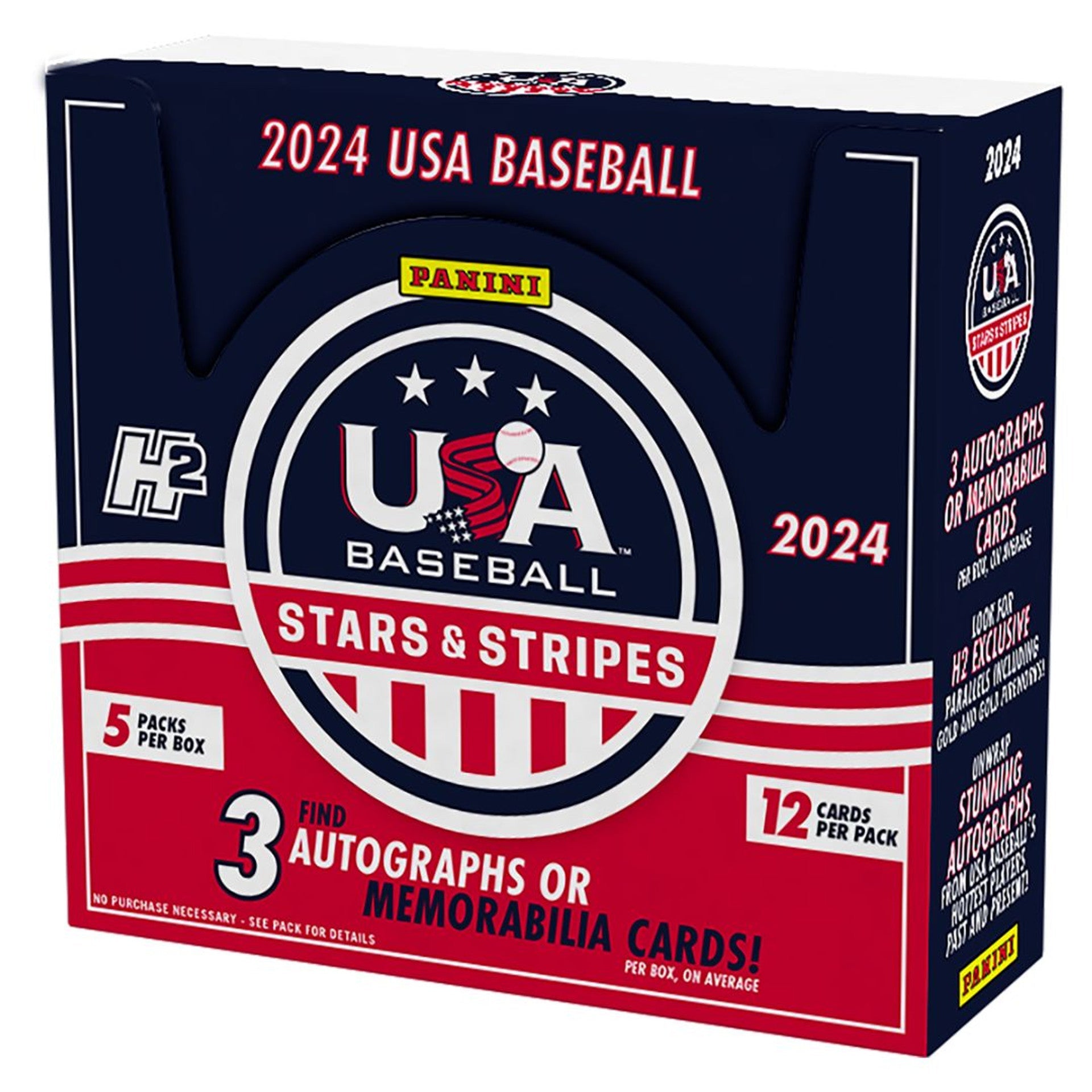 2025 Panini Stars and Stripes USA Baseball H2 Box