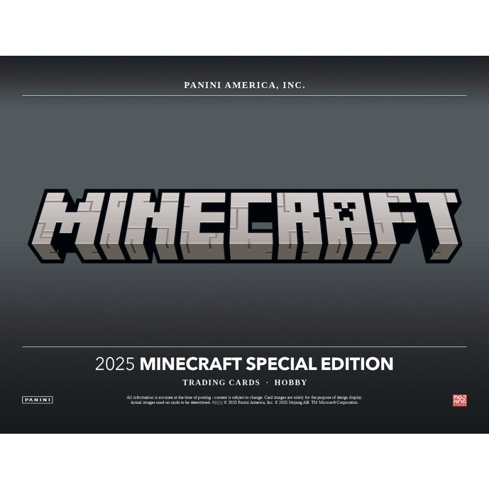 2025 Panini Minecraft Special Edition Hobby 12 Box Case