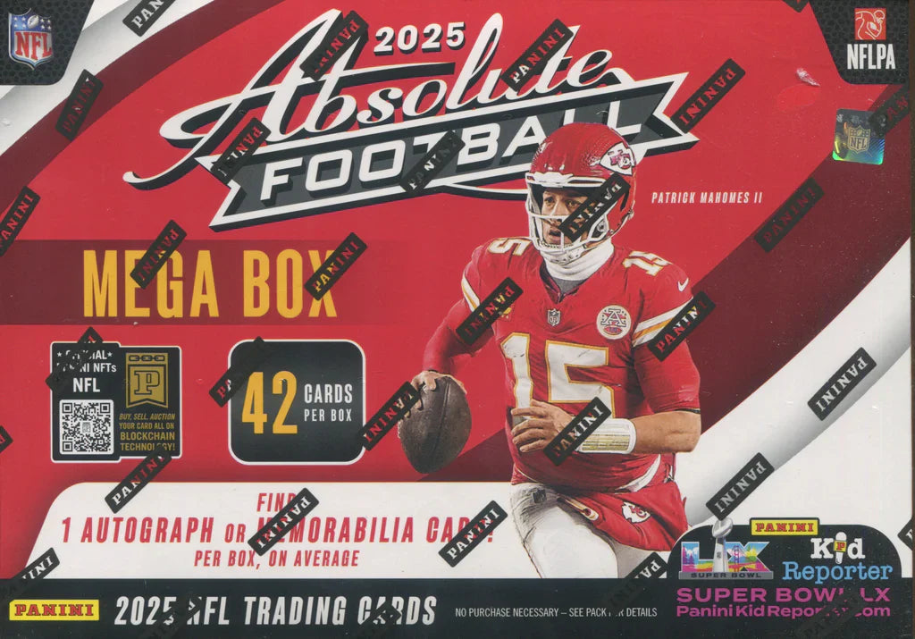 2025 Panini Absolute Football Hobby Mega 20 Box Case